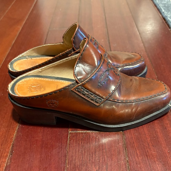 Ariat Women’s brown Leather Slip-On Shoes size 6 - Picture 4 of 6